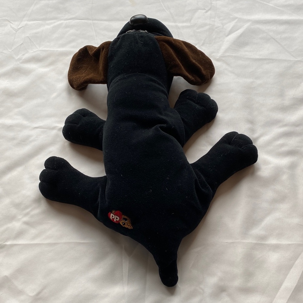 Pound Puppies Plush Black & Brown Dog - Picture 3 of 5